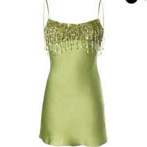 ASTA Resort Sequin Green Dress